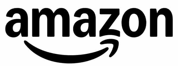 Amazon logo featuring the brand name with a curved arc forming a smile underneath