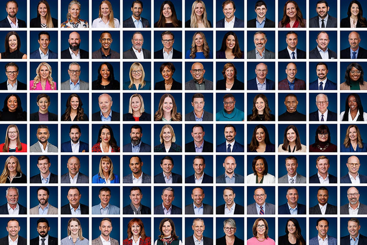 Headshot photo booth for corporate events