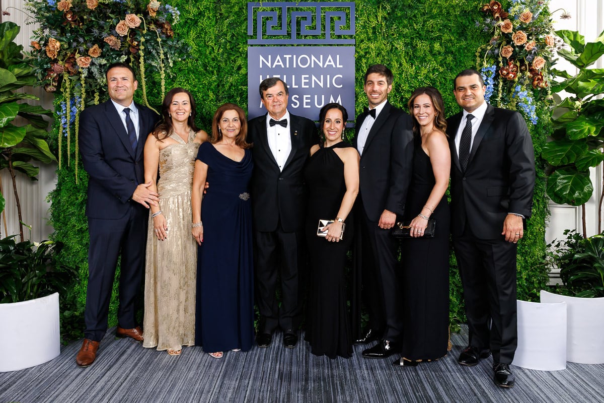Professionally lit step-and-repeat at Chicago fundraising gala at the Chicago Hilton